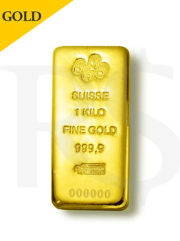 PAMP Suisse 1 Kilo Casting 999 Gold Bar