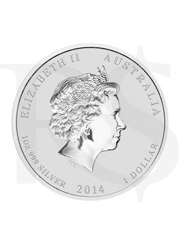 2014 Perth Mint Lunar Horse 1 oz Silver Coin