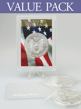 Value Pack: 3 x American Eagle Silver Coin 1oz