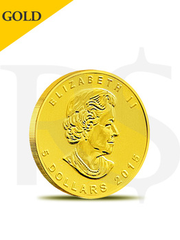 2015 Canada Maple Leaf 1/10 oz 9999 Gold Coin