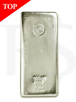 Perth Mint 100 oz 999 Casting Silver Bar