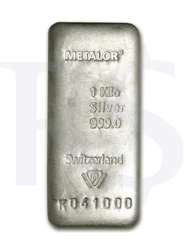 Metalor 999 Kilo Casting Silver Bar