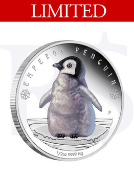 2017 Perth Mint Emperor Penguin 1/2 oz Silver Proof Coin