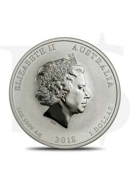 2018 Perth Mint Lunar Dog 1 oz Silver Coin