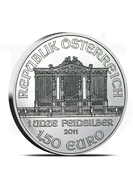 2011 Austrian Philharmonic 1 oz Silver Coin (with Capsule)
