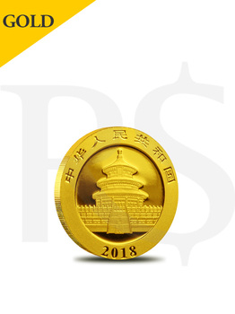 2018 Chinese Panda 1 gram 999 Gold Coin