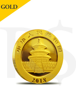 2018 Chinese Panda 3 gram 999 Gold Coin
