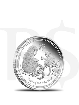 Buy Volume: 3 or more 2016 Perth Mint Lunar Monkey 1/2 oz Silver Coin