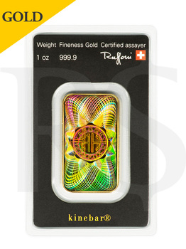 Argor-Heraeus 1 oz 9999 Gold Bar - KineBar Design