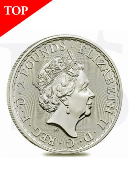 2020 Britannia 1 oz Silver Coin (With Capsule)