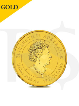 2021 Perth Mint Lunar Ox 1/10oz (3.11g) 9999 Gold Coin
