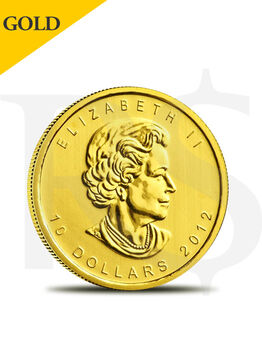 2012 Canada Maple Leaf 1/4 oz 9999 Gold Coin