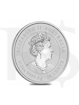 2022 Perth Mint Lunar Tiger 1/2 oz Silver Coin