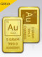 AUGoldBar 5 gram 999.9 Gold Bar
