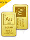 AUGoldBar 2 gram 999.9 Gold Bar