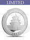 2015 Chinese Panda 5 oz Commemorative Silver Coin