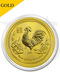 2017 Perth Mint Lunar Rooster 1 oz 9999 Gold Coin