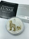 2022 Perth Mint Gold Gilded Tiger 1 oz Silver Coin (in Capsule)